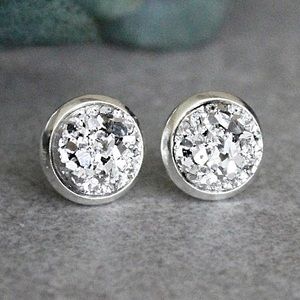 Silver Stud Earrings, Silver Earrings, Silver Post